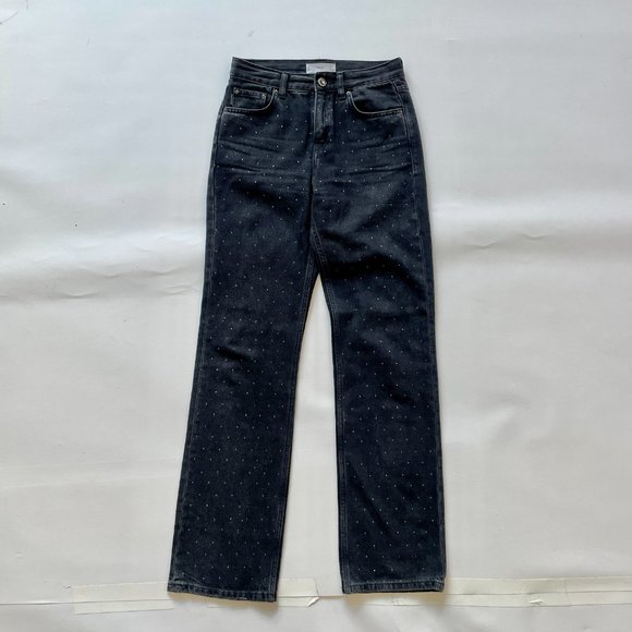 Mango Embellished Crystal Jeans - Picture 6 of 9